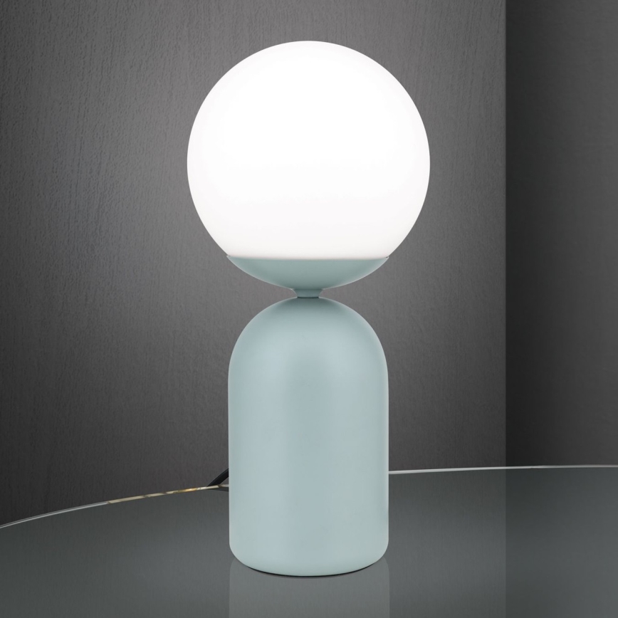 Table lamp STANLEY 1xE14/25W/230V ceramics/mint