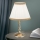 Table lamp TONIA 1xE27/60W/230V d. 25 cm white/bronze
