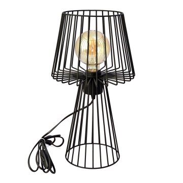 Table lamp TORRI 1xE27/15W/230V black