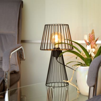 Table lamp TORRI 1xE27/15W/230V black