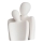 Tabletop decoration, 20 x 5.5 x 14.5 cm, white