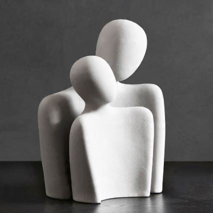 Tabletop decoration, 20 x 5.5 x 14.5 cm, white