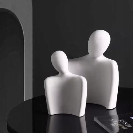 Tabletop decoration, 20 x 5.5 x 14.5 cm, white