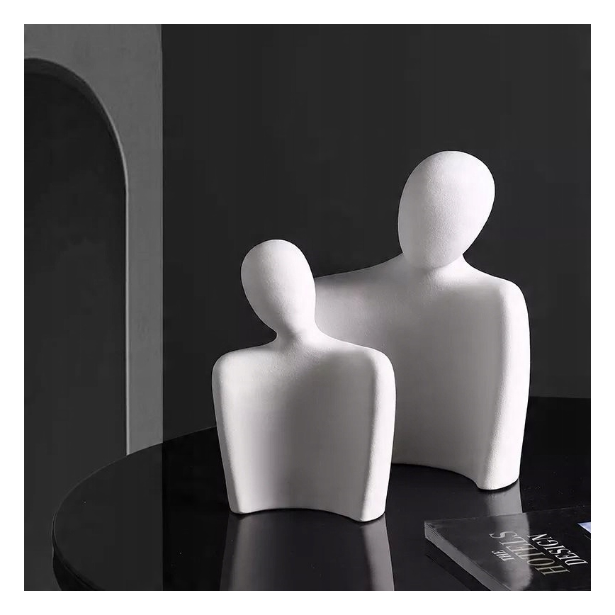 Tabletop decoration, 20 x 5.5 x 14.5 cm, white