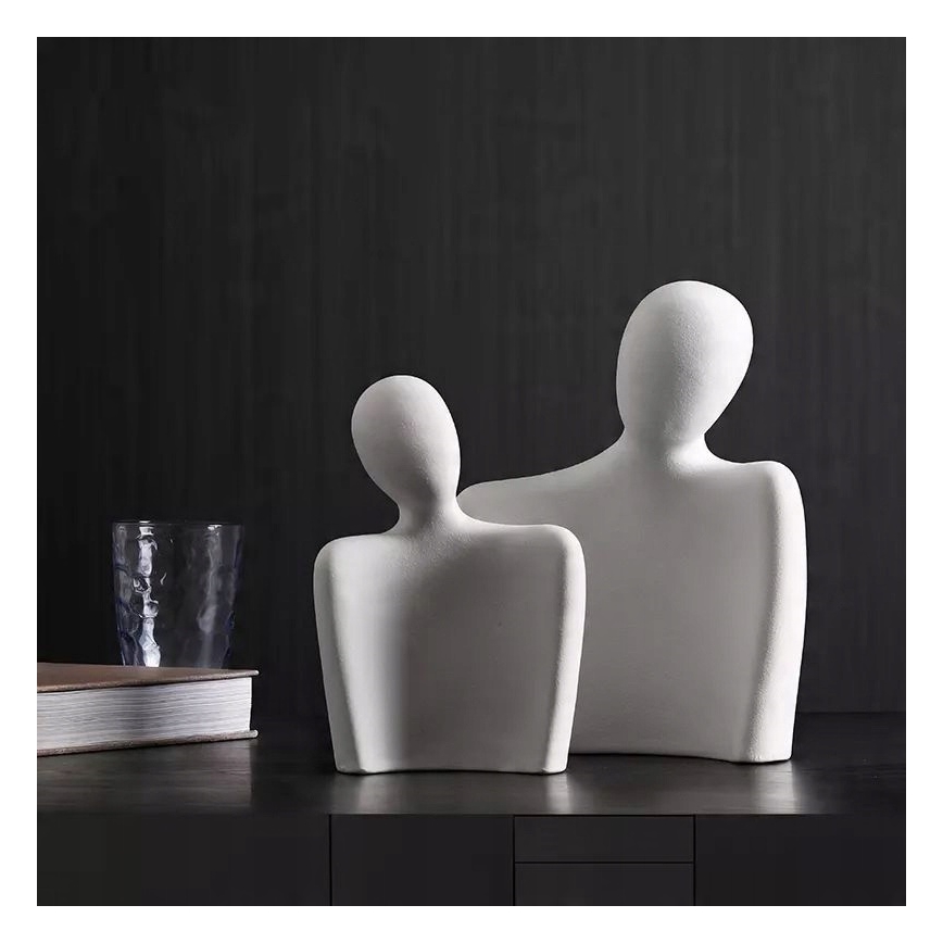 Tabletop decoration, 20 x 5.5 x 14.5 cm, white