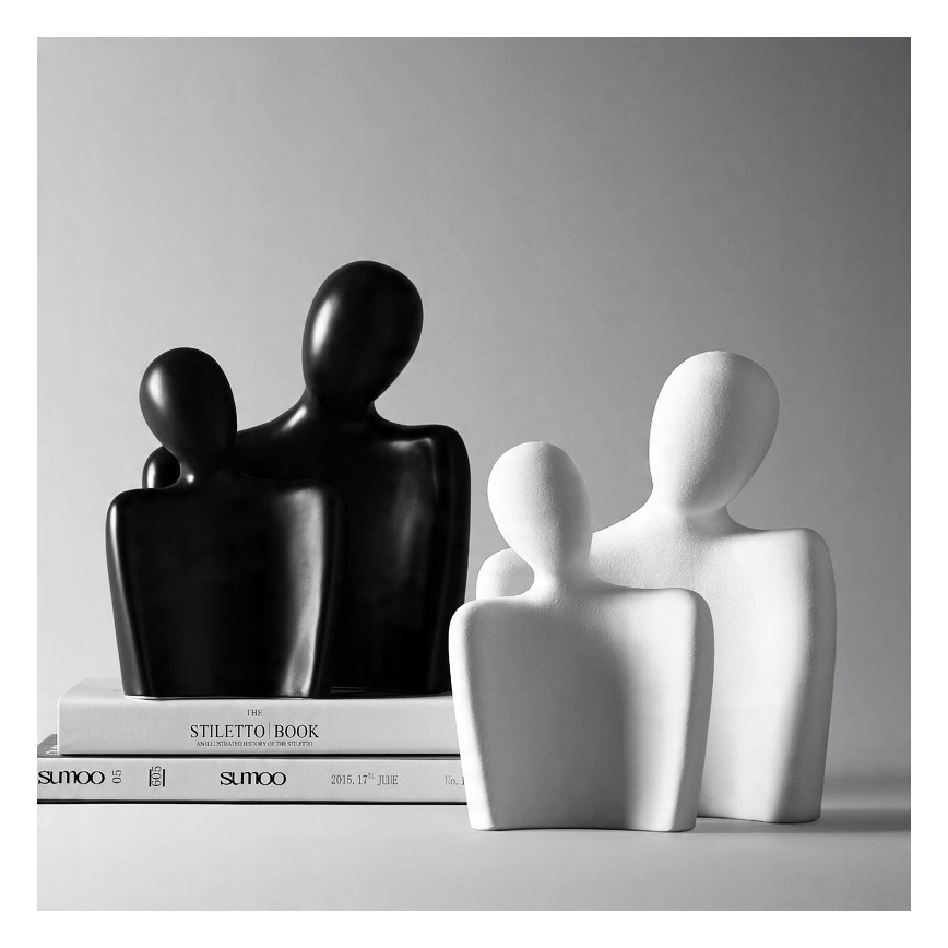 Tabletop decoration, 20 x 5.5 x 14.5 cm, white