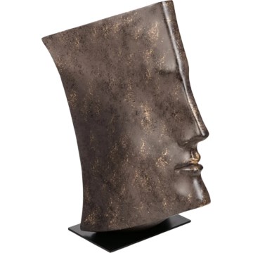Tabletop decoration 29 x 25 x 17 cm, resin with copper finish