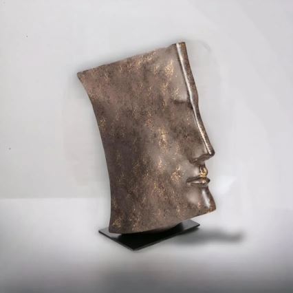 Tabletop decoration 29 x 25 x 17 cm, resin with copper finish