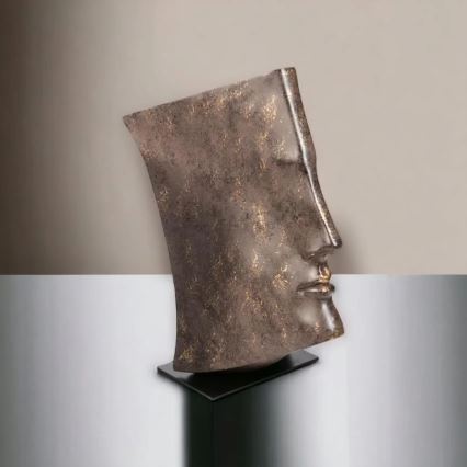 Tabletop decoration 29 x 25 x 17 cm, resin with copper finish