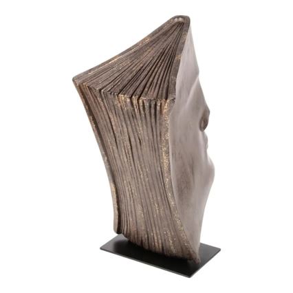 Tabletop decoration 29 x 25 x 17 cm, resin with copper finish