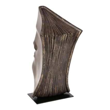 Tabletop decoration 29 x 25 x 17 cm, resin with copper finish