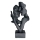 Tabletop decoration 29x9x17 cm, black resin