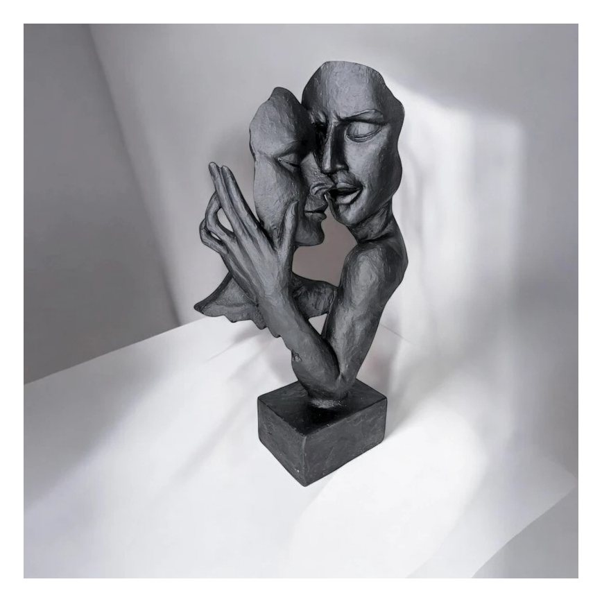 Tabletop decoration 29x9x17 cm, black resin
