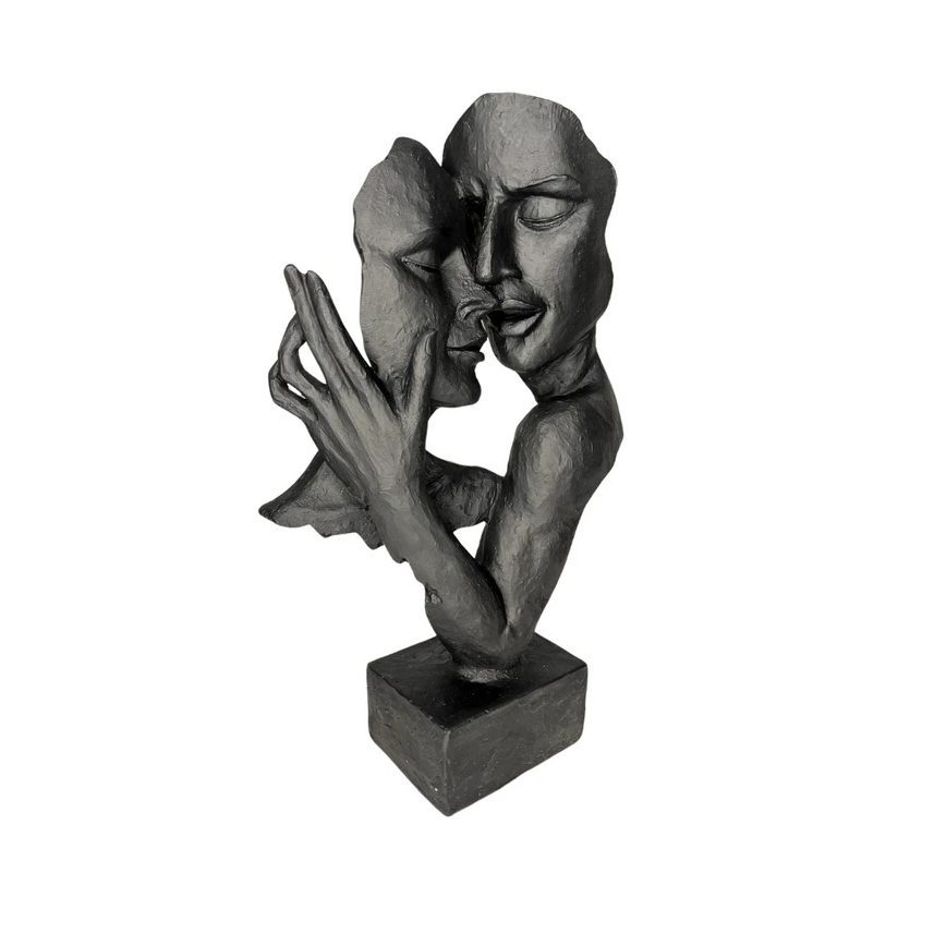Tabletop decoration 29x9x17 cm, black resin