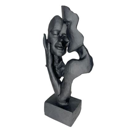 Tabletop decoration 29x9x17 cm, black resin