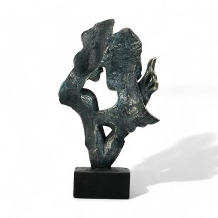 Tabletop decoration 31.5x9.5x19 cm resin/patina