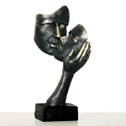 Tabletop decoration 35x22x13 cm resin/patina