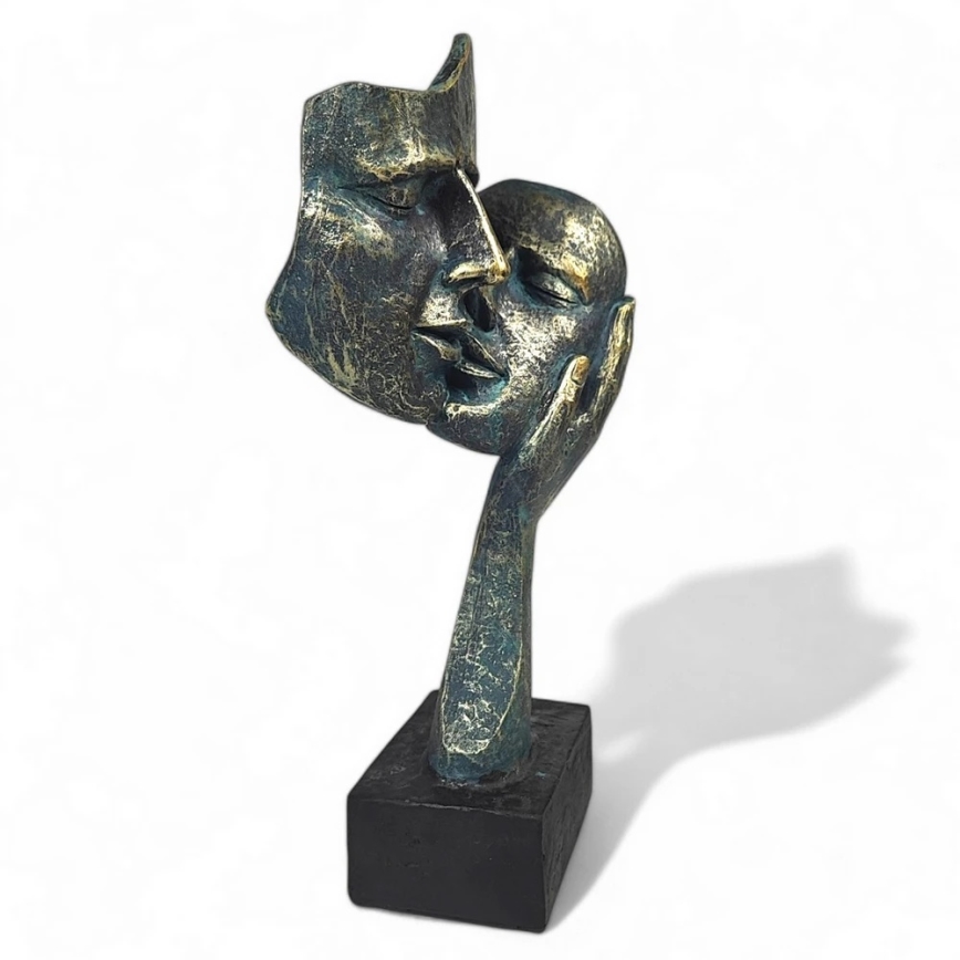 Tabletop decoration 35x22x13 cm resin/patina