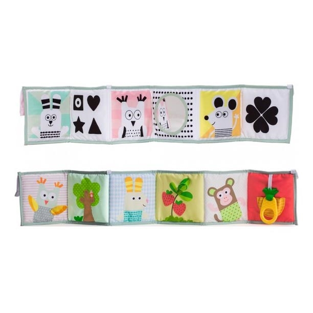 Taf Toys - Children's textile book 3in1 animals