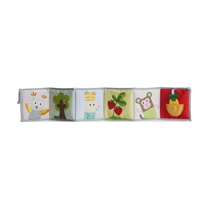 Taf Toys - Children's textile book 3in1 animals