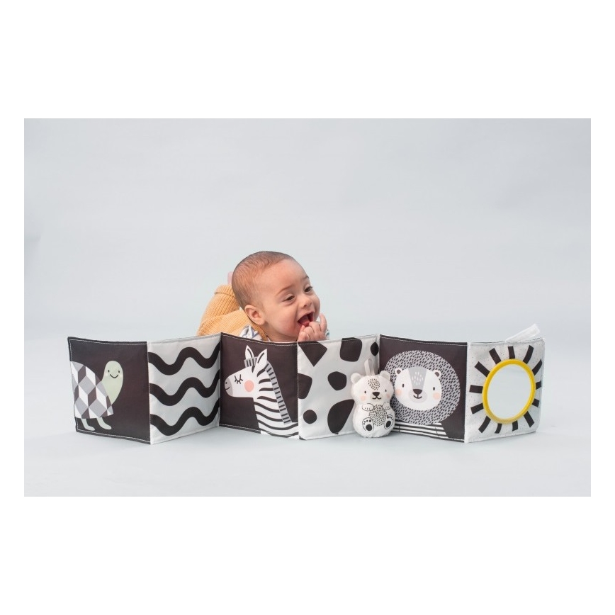Taf Toys - Children's textile book 3in1 savanna