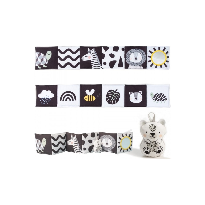 Taf Toys - Children's textile book 3in1 savanna