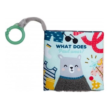 Taf Toys - Children's textile book bear