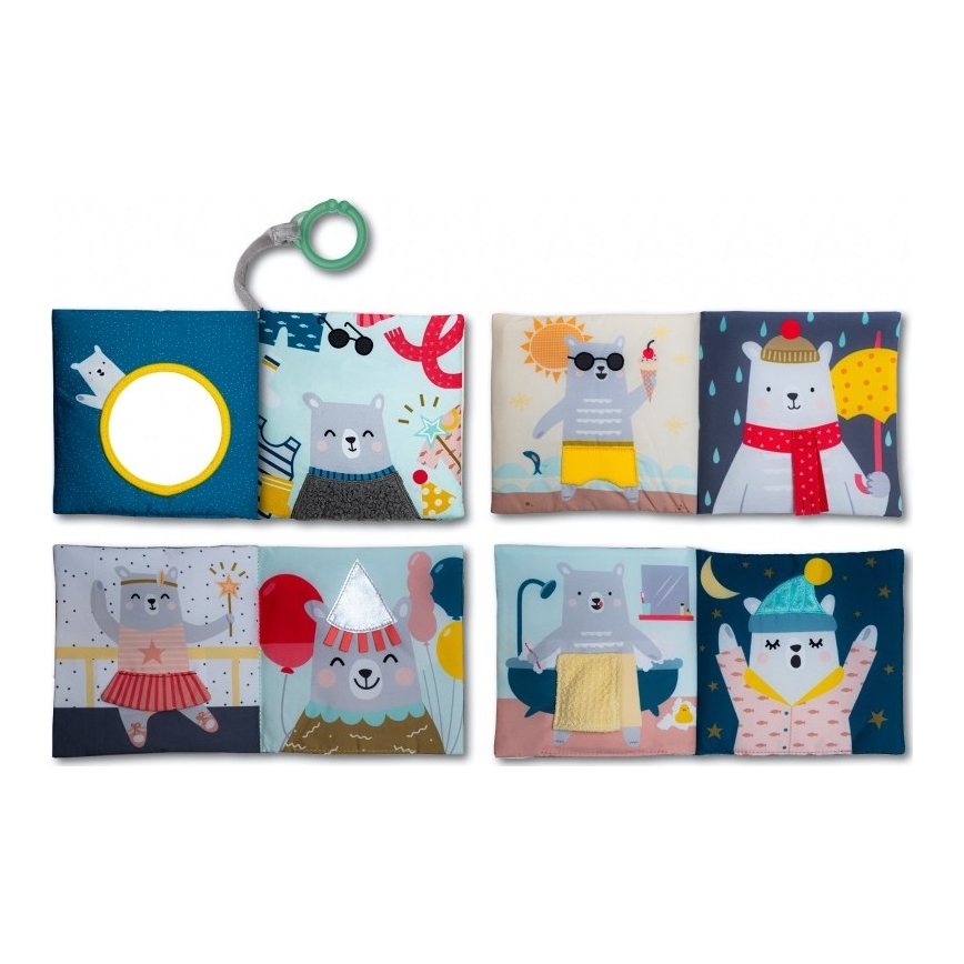 Taf Toys - Children's textile book bear