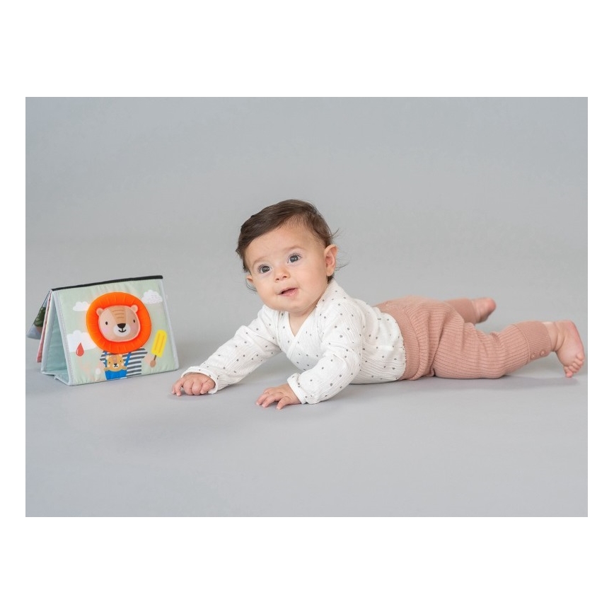Taf Toys - Children's textile book with a mirror savanna