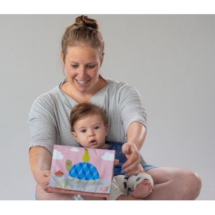 Taf Toys - Children's textile book with a mirror savanna