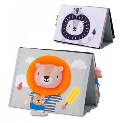 Taf Toys - Children's textile book with a mirror savanna