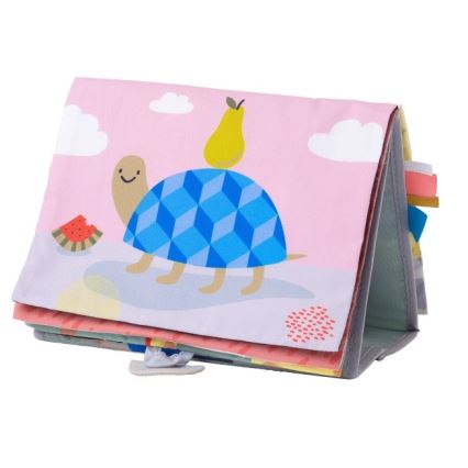 Taf Toys - Children's textile book with a mirror savanna
