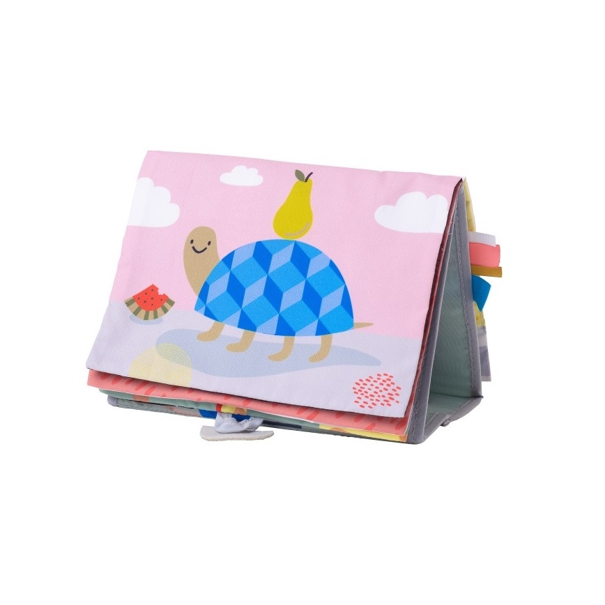 Taf Toys - Children's textile book with a mirror savanna