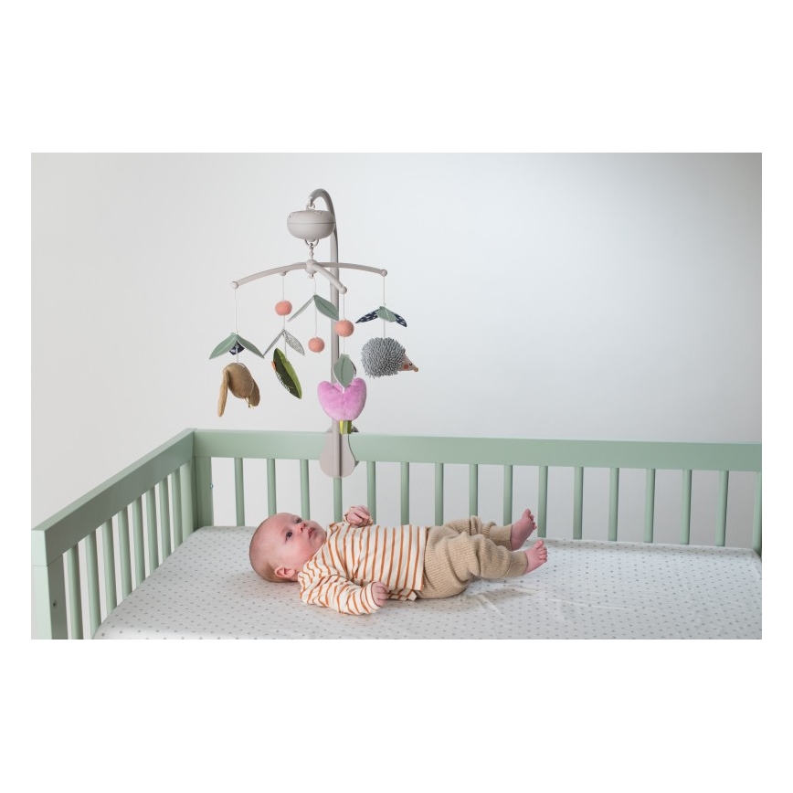 Taf Toys - Musical crib mobile Garden 3xAAA