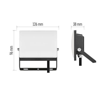 TAMBO EVO LED Floodlight 20W/230V 4000K IP65 Black