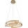 TARJA LED pendant on cable, LED/36W/230V, 3000/4000/6000K, Ø60 cm, gold