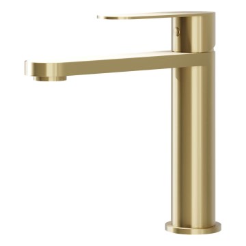 TARNBY 17.3 cm Brushed Brass Basin Mixer