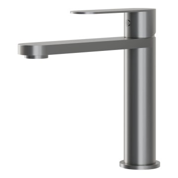TARNBY 17,3 cm Powder-coated Gray Basin Mixer