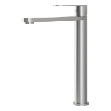 TARNBY 27.3 cm Brushed Stainless Steel Basin Mixer
