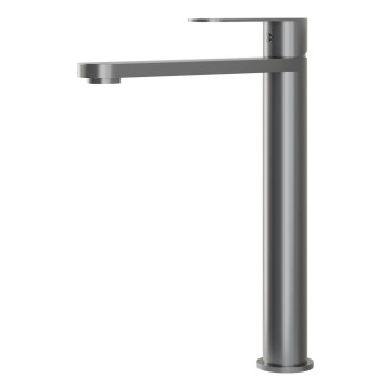 TARNBY basin mixer, 27.3 cm, powder-coated grey