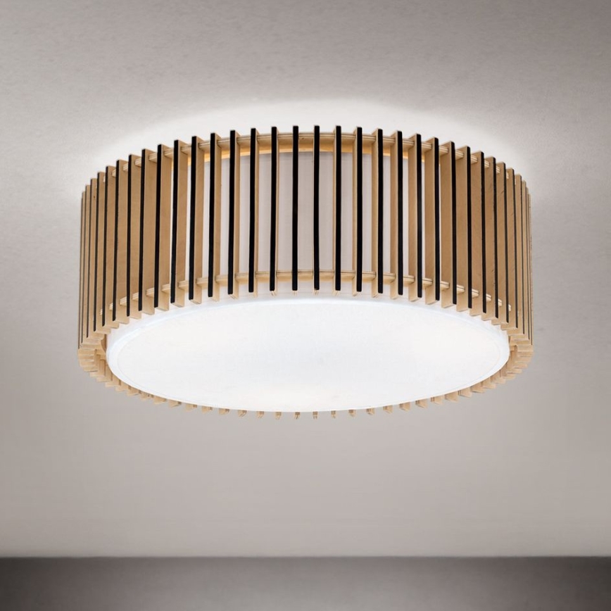TARTA Ceiling Light 3xE27/40W/230V Ø 40 cm Beige