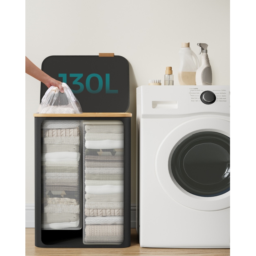 TATE Laundry Hamper – Black