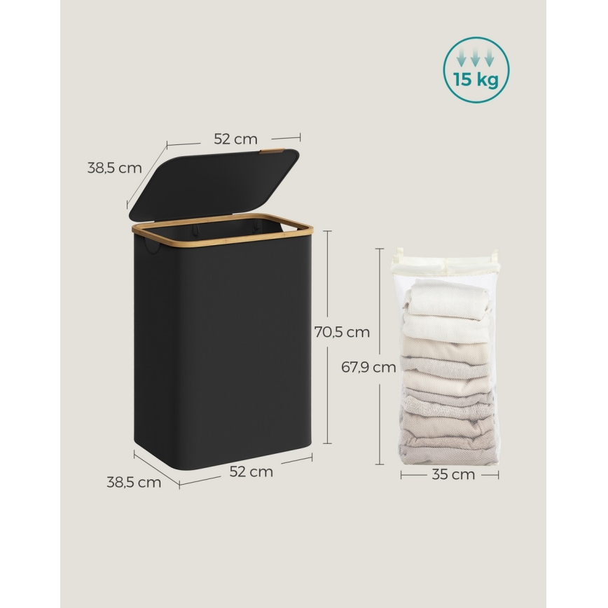 TATE Laundry Hamper – Black