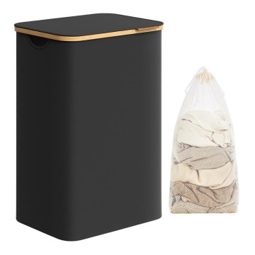 TATE Laundry Hamper, Black