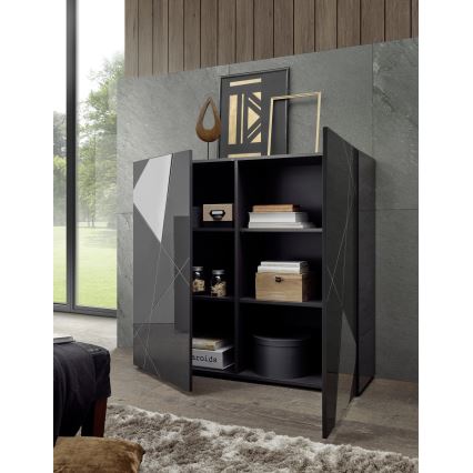 TAVRI Anthracite Chest of Drawers