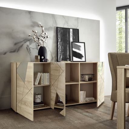 TAVRI chest of drawers, Sonoma Oak