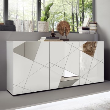 TAVRI White Chest of Drawers