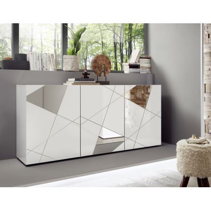 TAVRI White Chest of Drawers