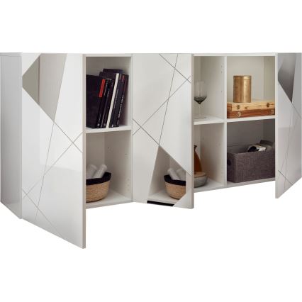 TAVRI White Chest of Drawers