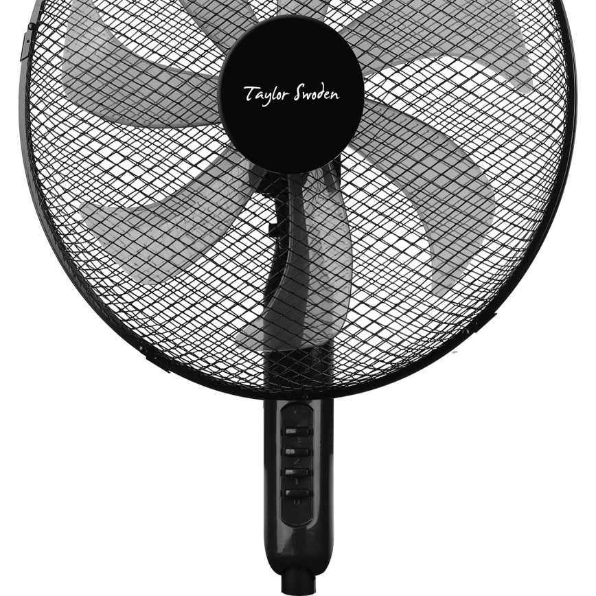 Taylor Swoden - 122 cm Pedestal Fan, 50W/230V, Black